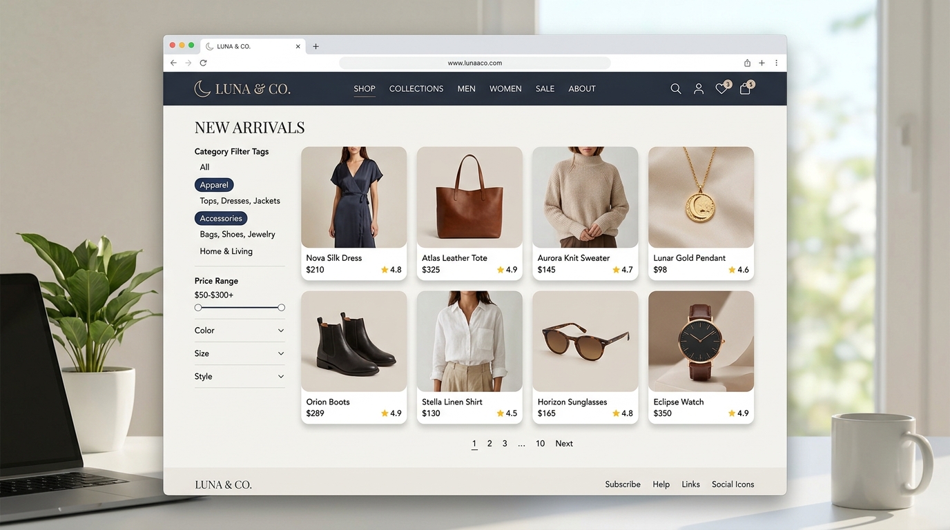 E-Commerce Website Preview